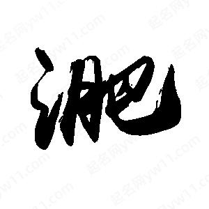 禹衛(wèi)寫的行書淝